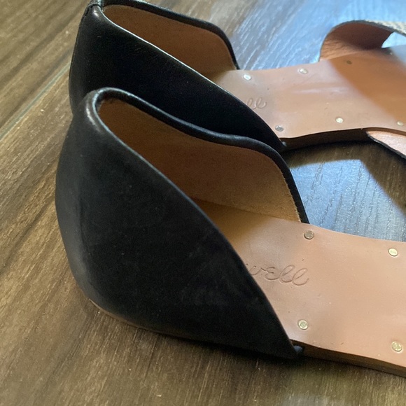 Madewell sandal with snakeskin style crossover front - Picture 4 of 6